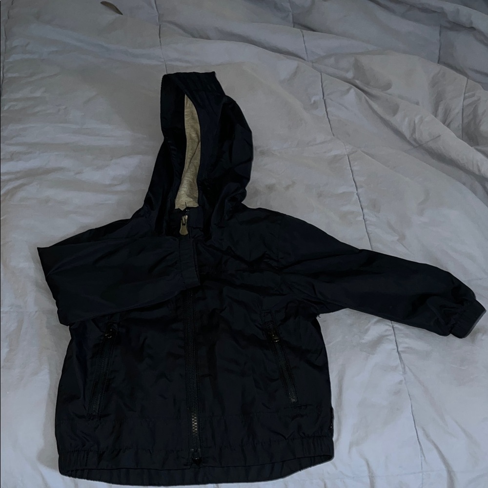 GAP Kids Navy Hooded Raincoat Navy blue